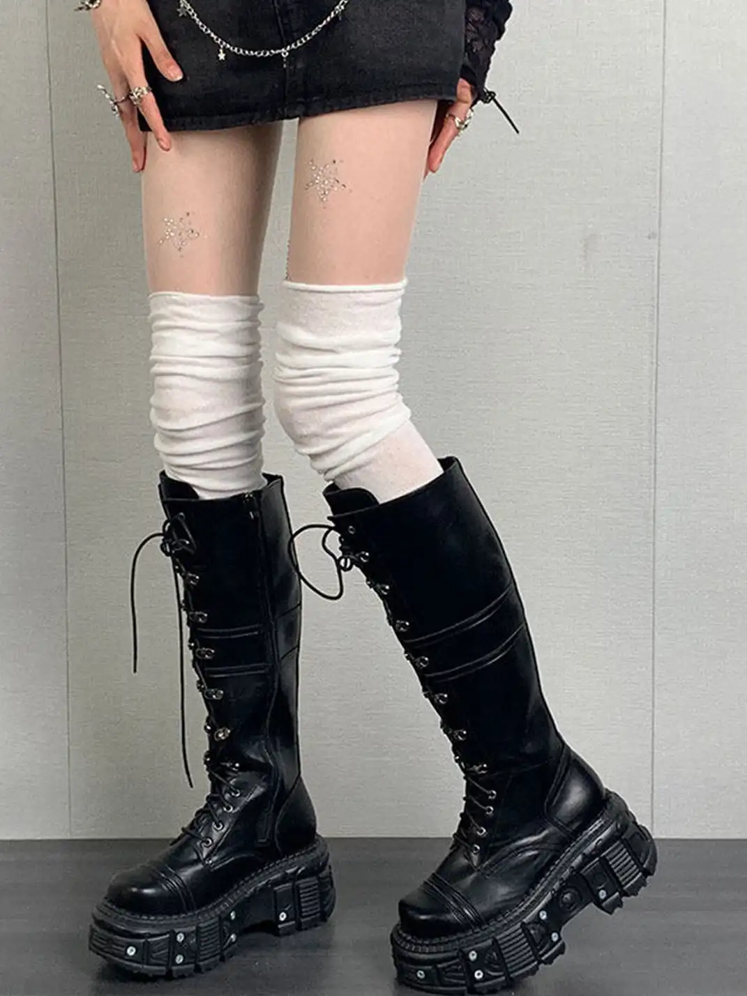 Bokior | Lazy Slouch Over-the-Knee Socks