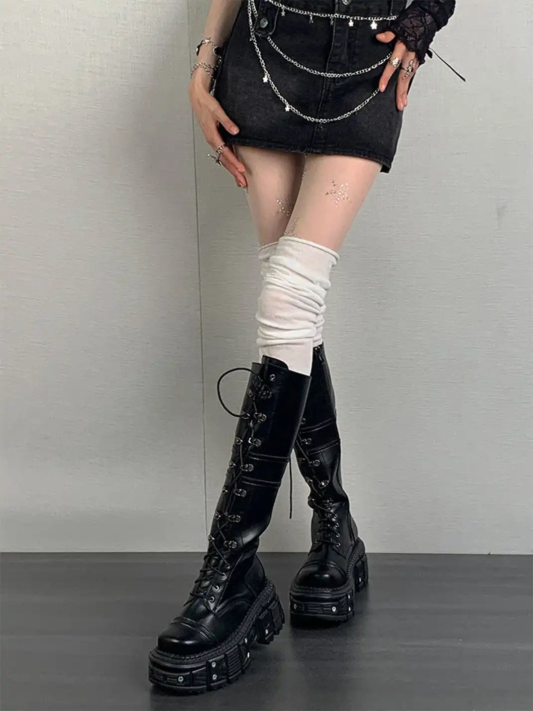 Bokior | Lazy Slouch Over-the-Knee Socks