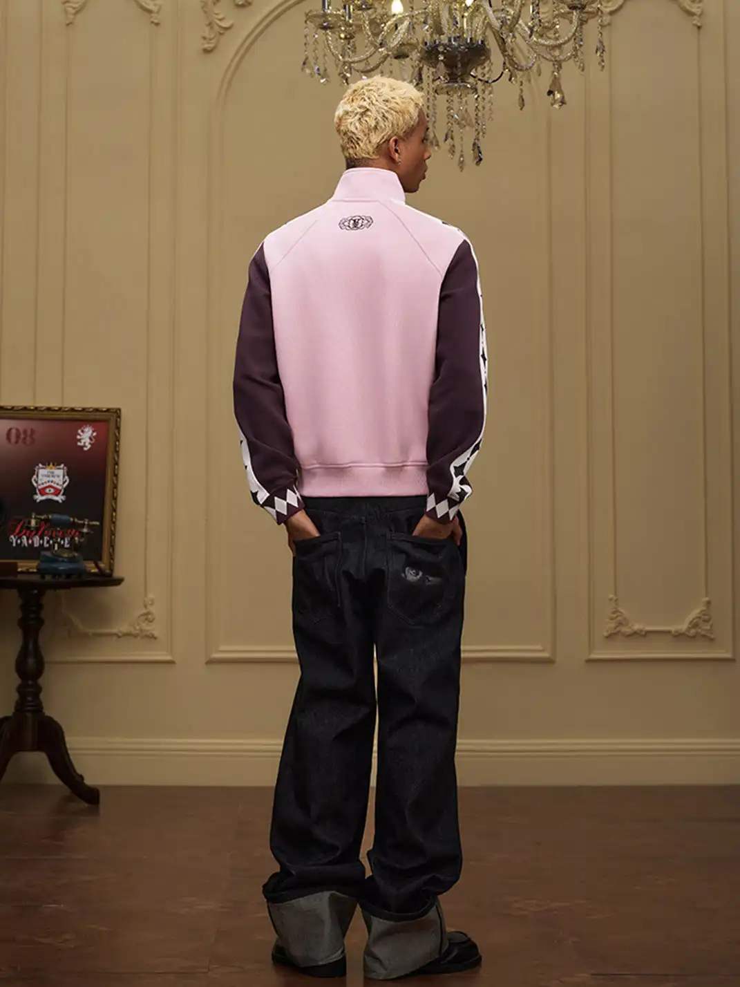 YADcrew | Glitter Four-Pointed Star Knit Cardigan