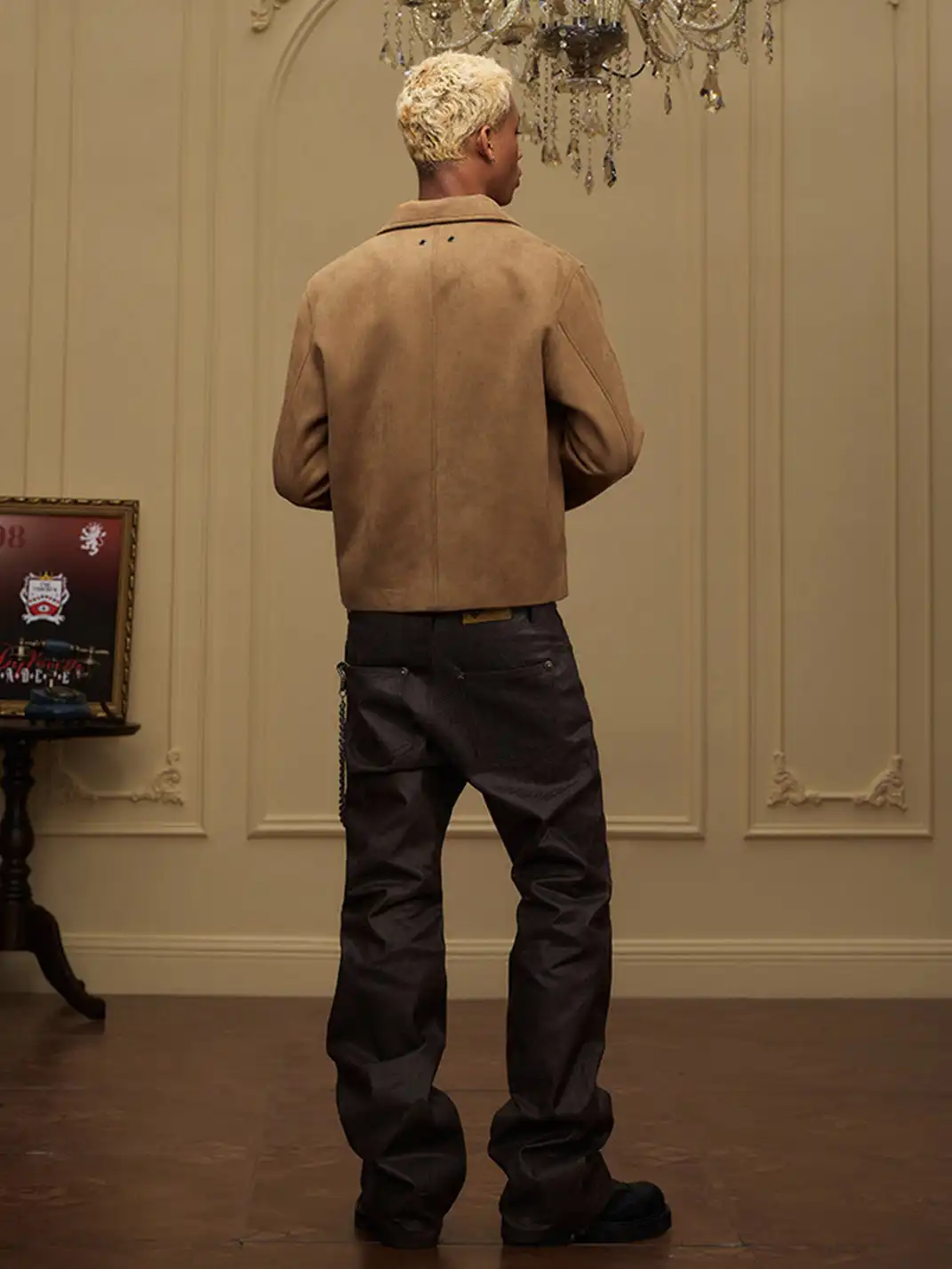 YADcrew | Five-Button Waxed Jeans