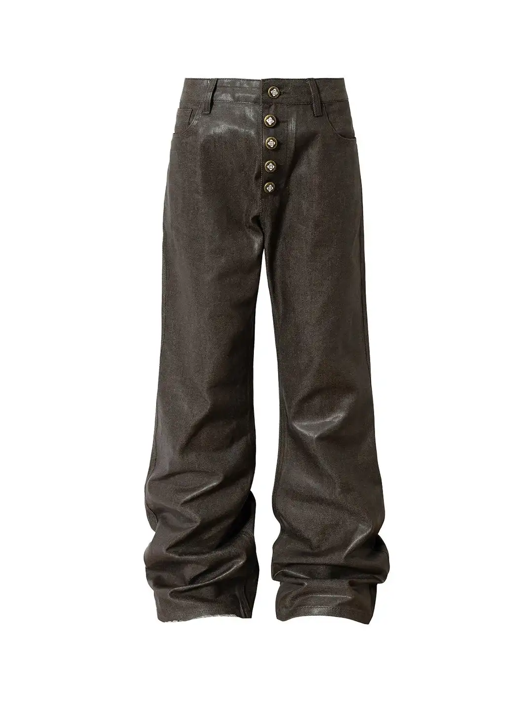 YADcrew | Five-Button Waxed Jeans