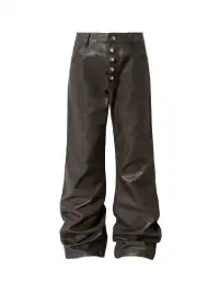 YADcrew | Five-Button Waxed Jeans