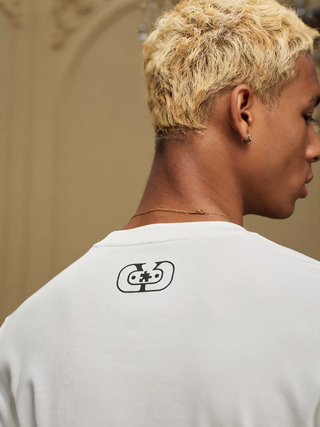 YADcrew | Logo Stretch Slim Fit Long Sleeve T-Shirt