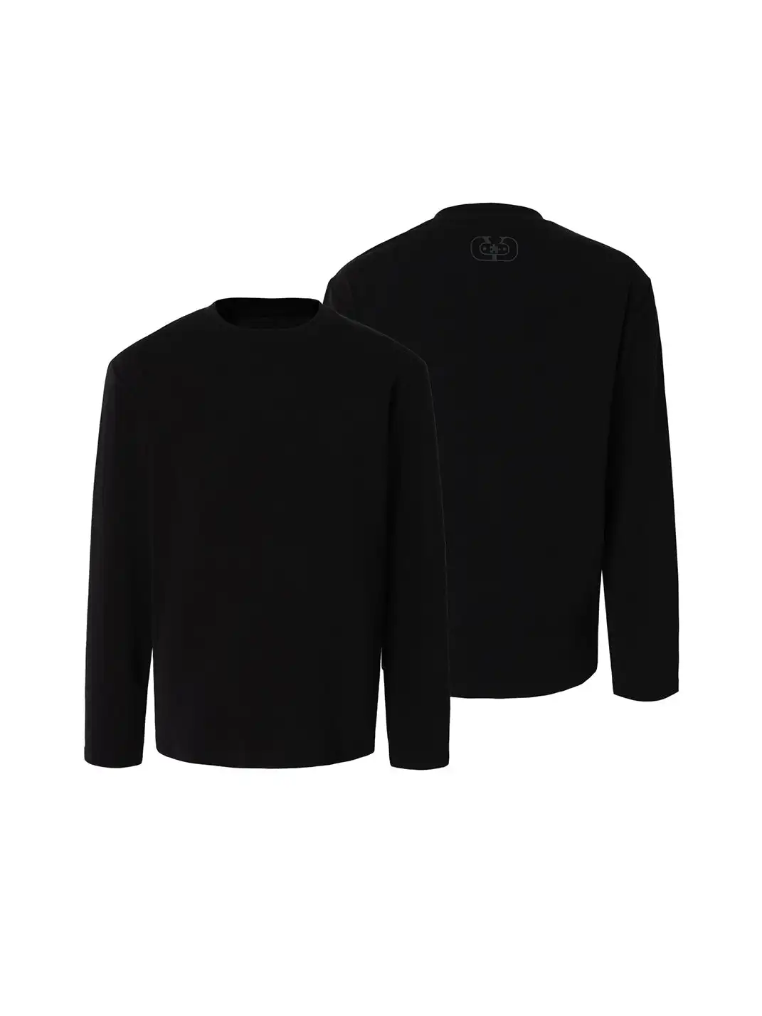 YADcrew | Logo Stretch Slim Fit Long Sleeve T-Shirt