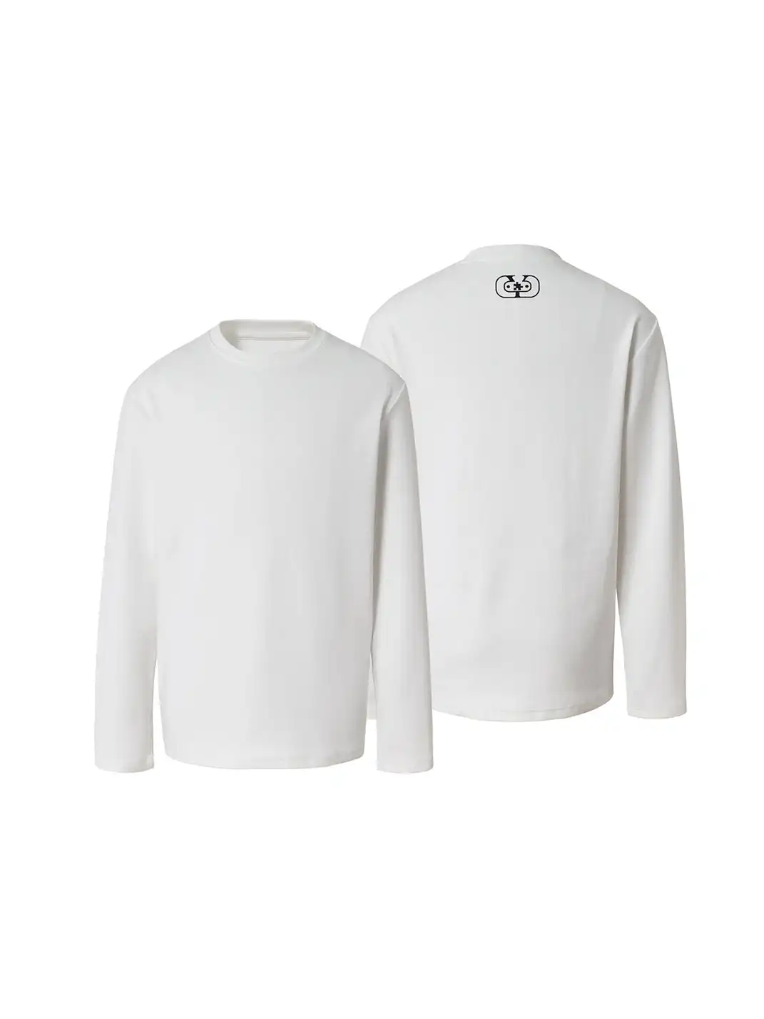 YADcrew | Logo Stretch Slim Fit Long Sleeve T-Shirt