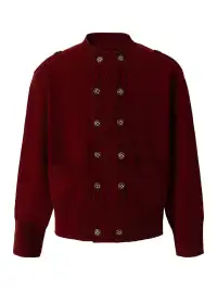 YADcrew | Double-Breasted Metal Button Knit Sweater