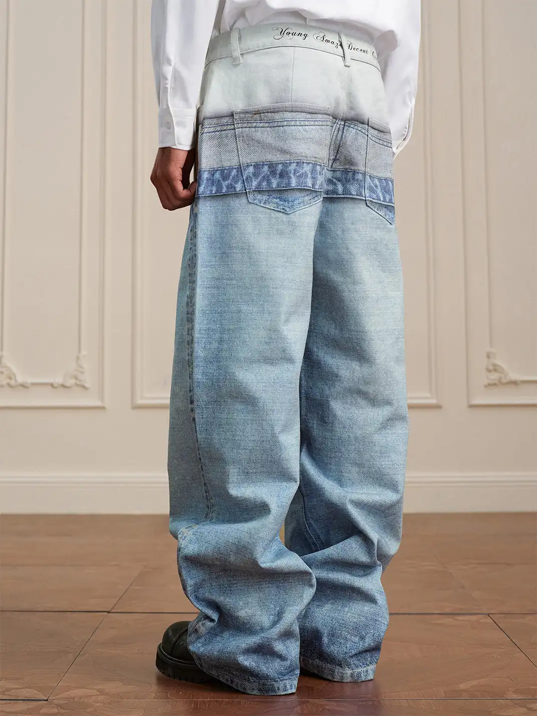 YADcrew | 3D Printed Abstract Jeans