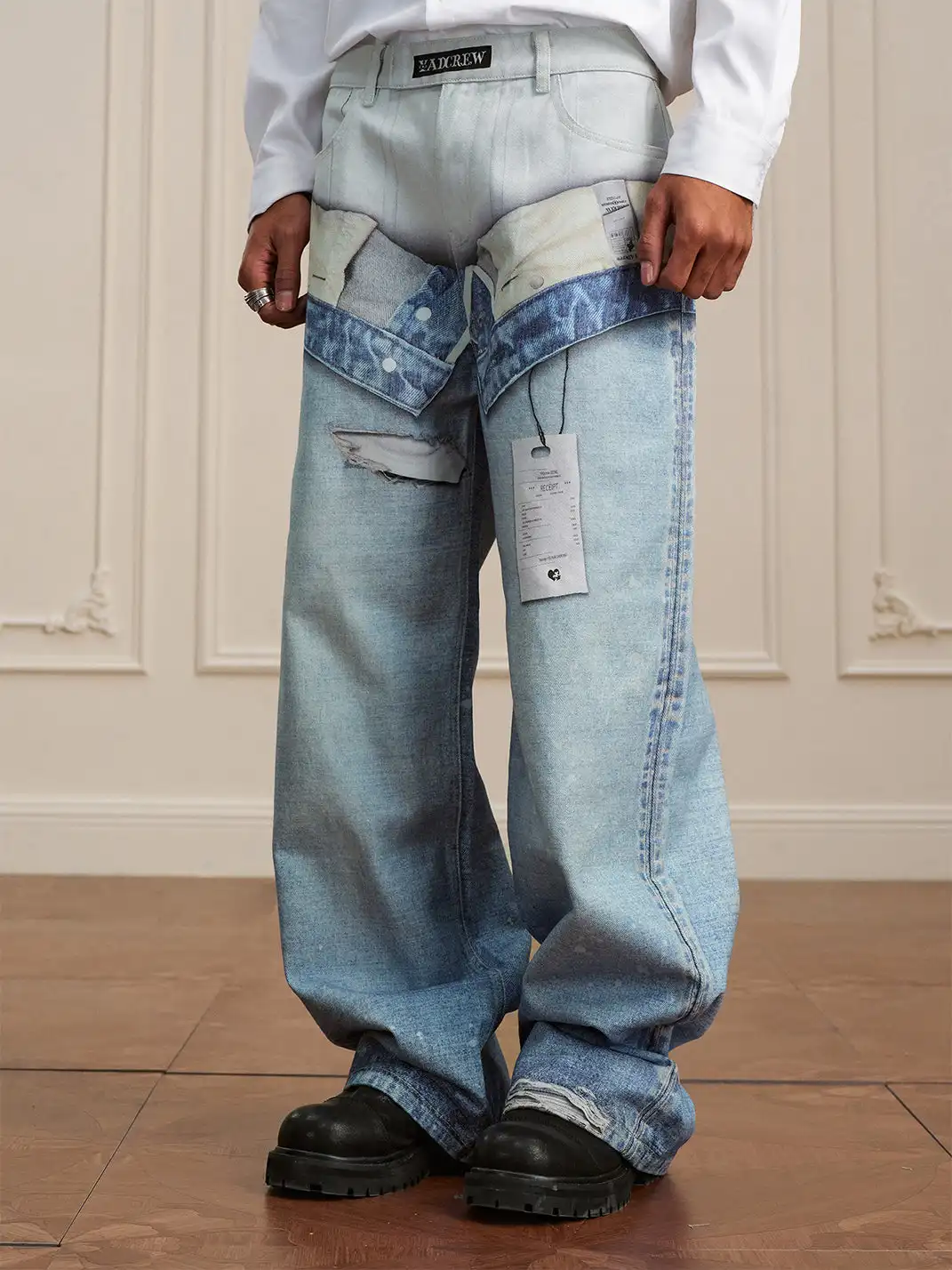 YADcrew | 3D Printed Abstract Jeans