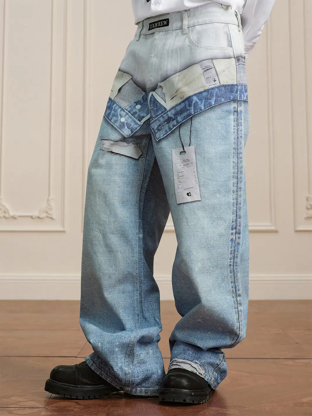 YADcrew | 3D Printed Abstract Jeans