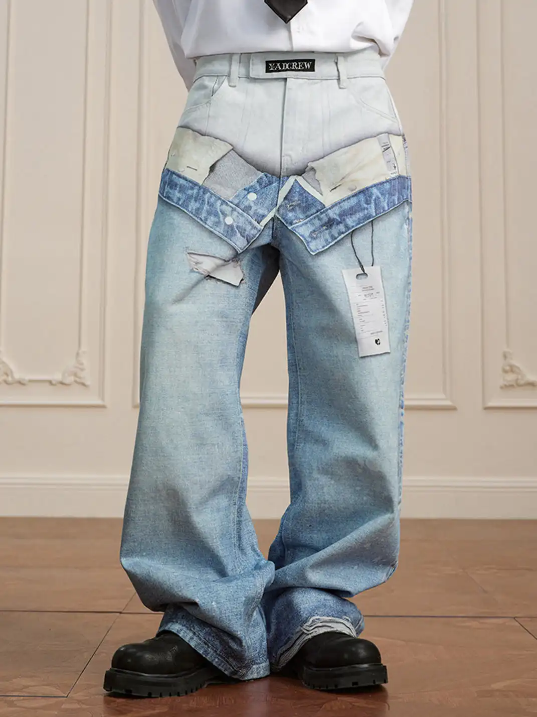 YADcrew | 3D Printed Abstract Jeans