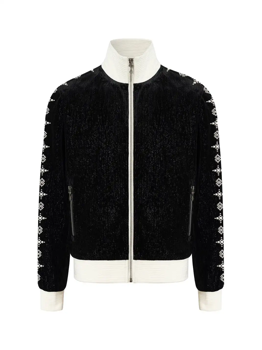 YADcrew | Vintage Velvet Pearl Jacket