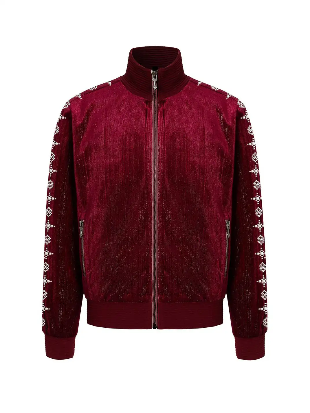 YADcrew | Vintage Velvet Pearl Jacket