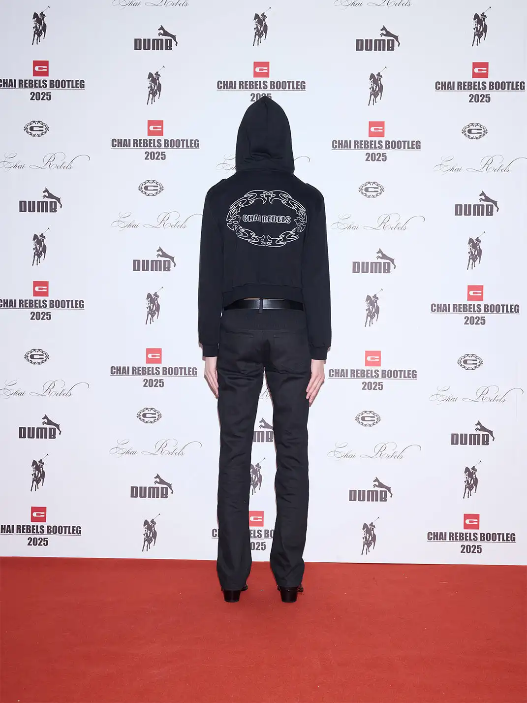 CHAI | Epaulette Pattern Zip-Up Hoodie