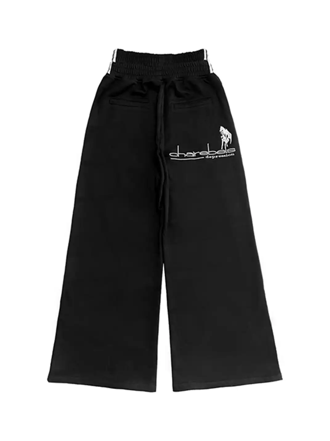 CHAI | Reversible Multi-Waisted Sweatpants With A Horse Logo