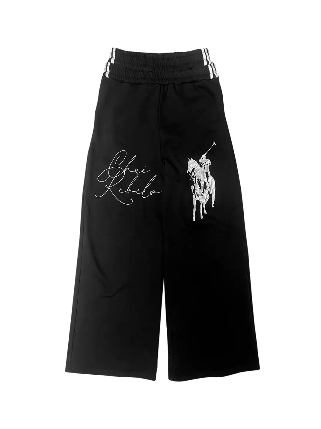 CHAI | Reversible Multi-Waisted Sweatpants With A Horse Logo