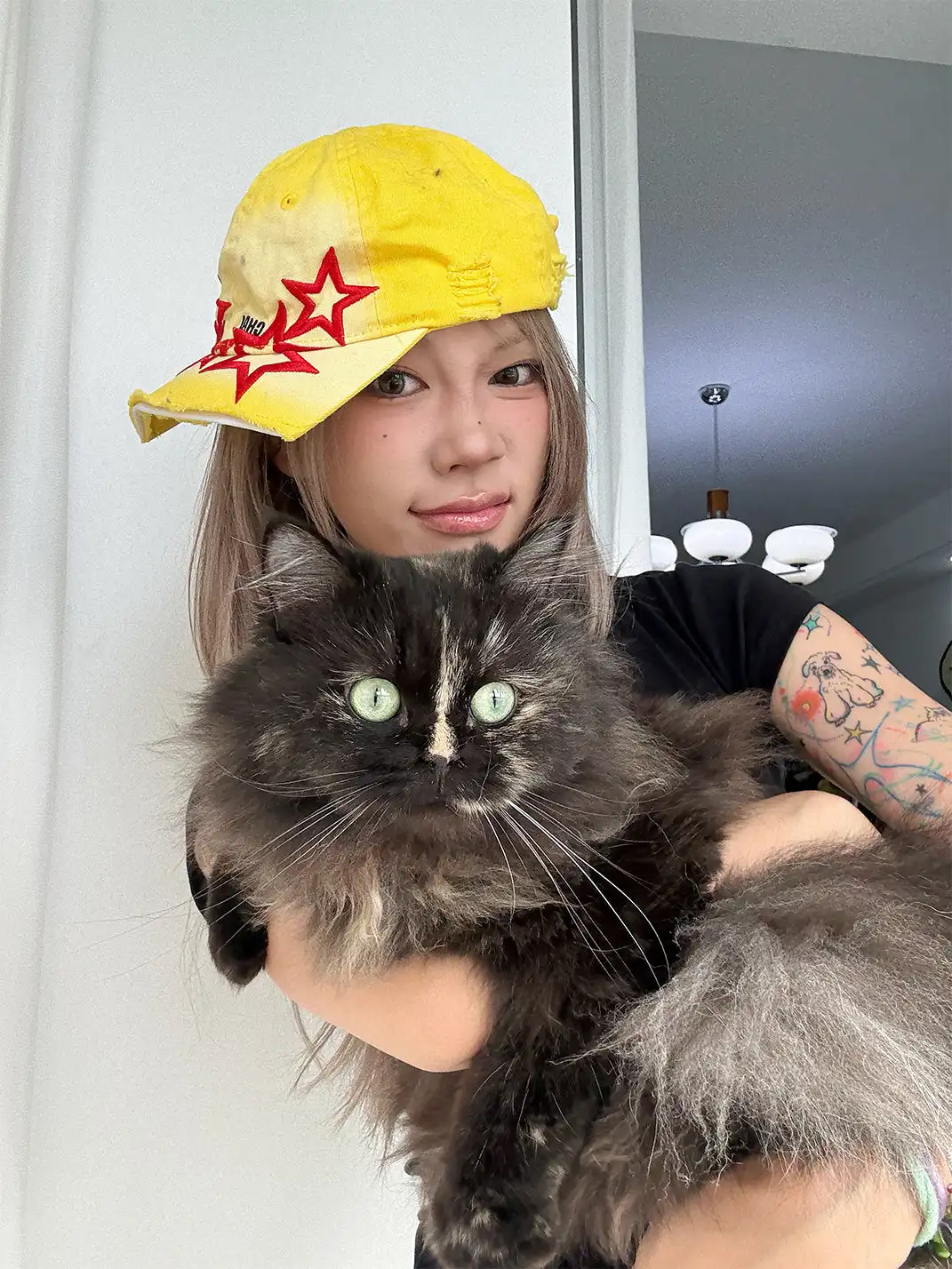 CHAI | Five-Pointed Yellow Baseball Cap