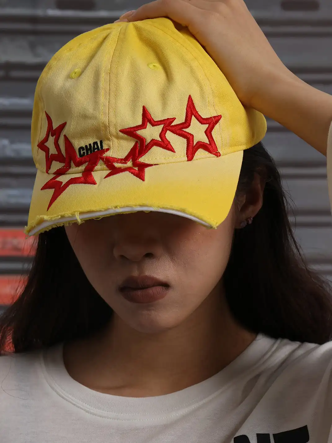 CHAI | Five-Pointed Yellow Baseball Cap