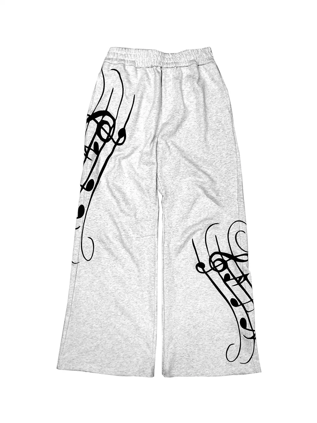 CHAI | Sheet Music Embroidered Sweatpants