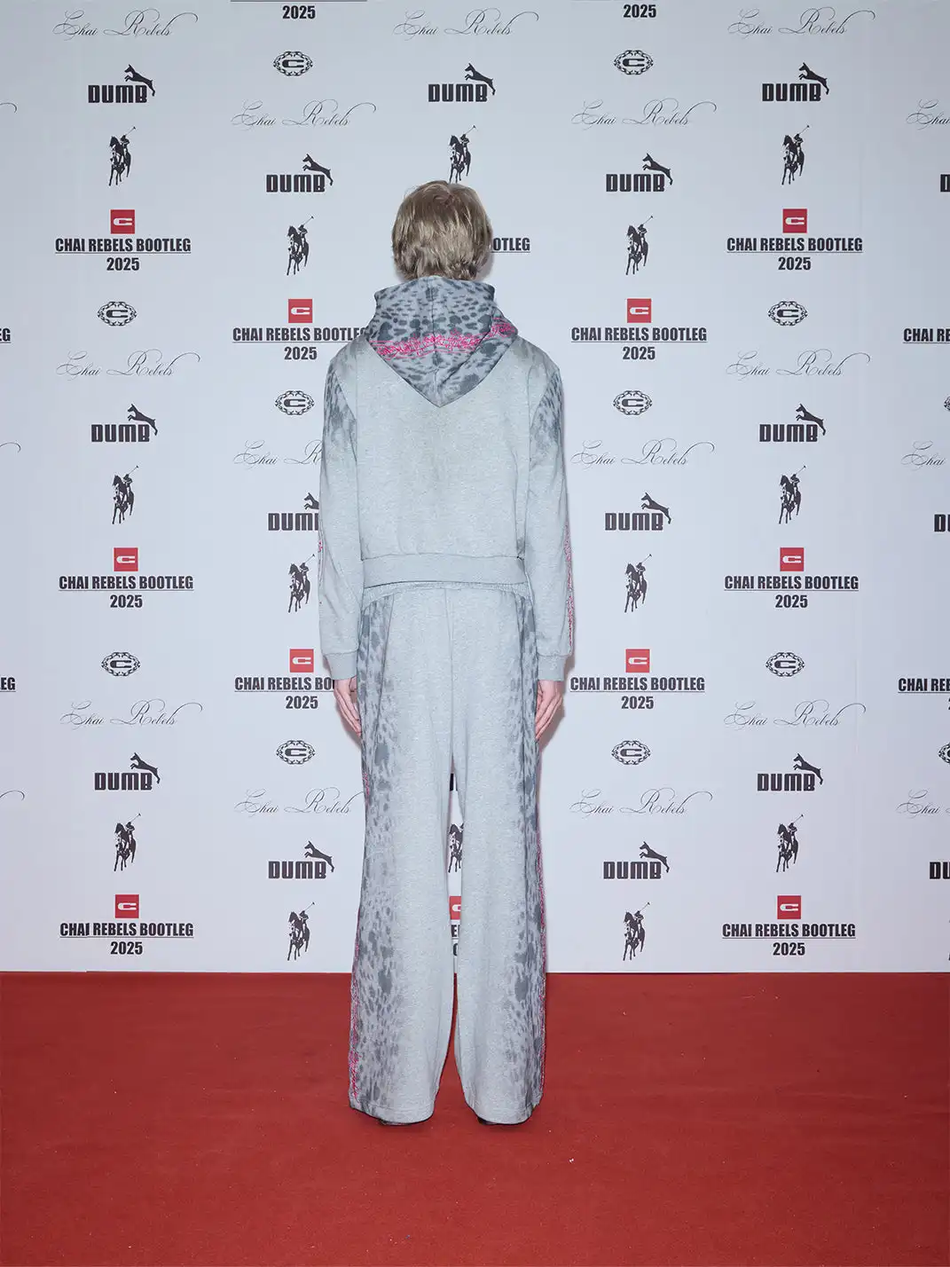 CHAI | Leopard Print Embroidered Tracksuit