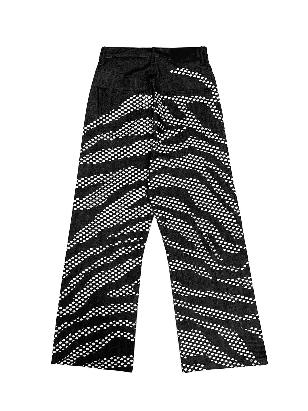 CHAI | Polka Dot Tiger Print Jeans
