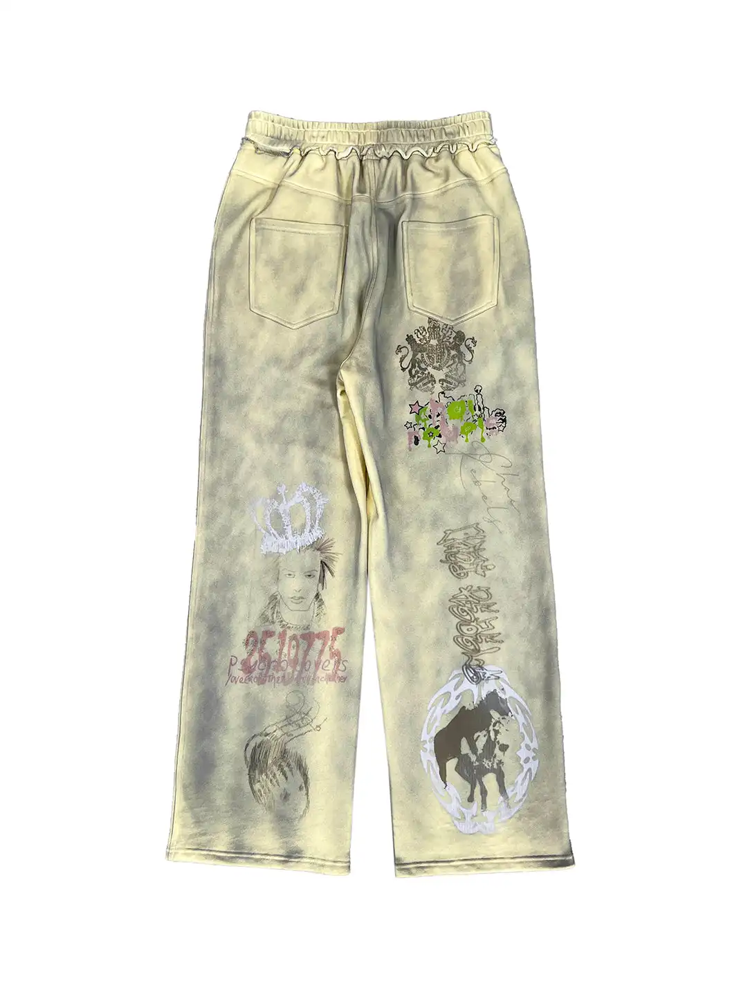 CHAI | Hand-Painted Graffiti To Make Dirty Sweatpants