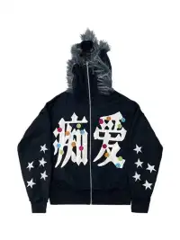 CHAI | "CHIAI" Embroidered Zipper Jacket