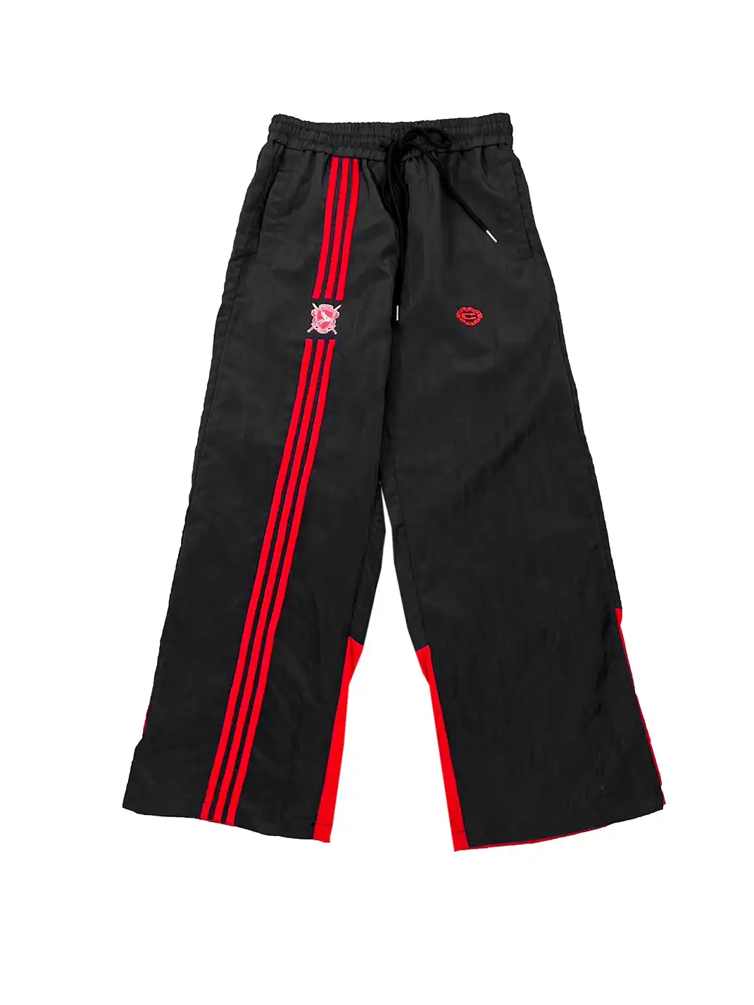 CHAI | Embroidered Print Nylon Tracksuit
