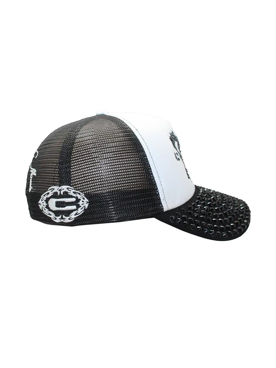 CHAI | Crown Metal Wire Embroidered Beaded Cap