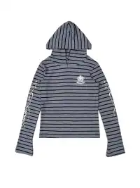 CHAI | Striped Stretch Hoodie