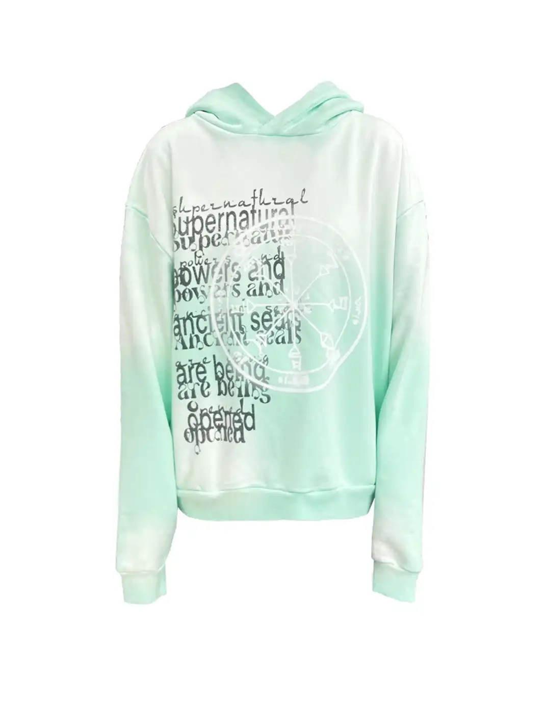 CHAI | Embroidered Print Hoodie