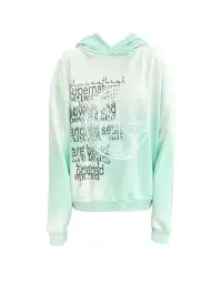 CHAI | Embroidered Print Hoodie