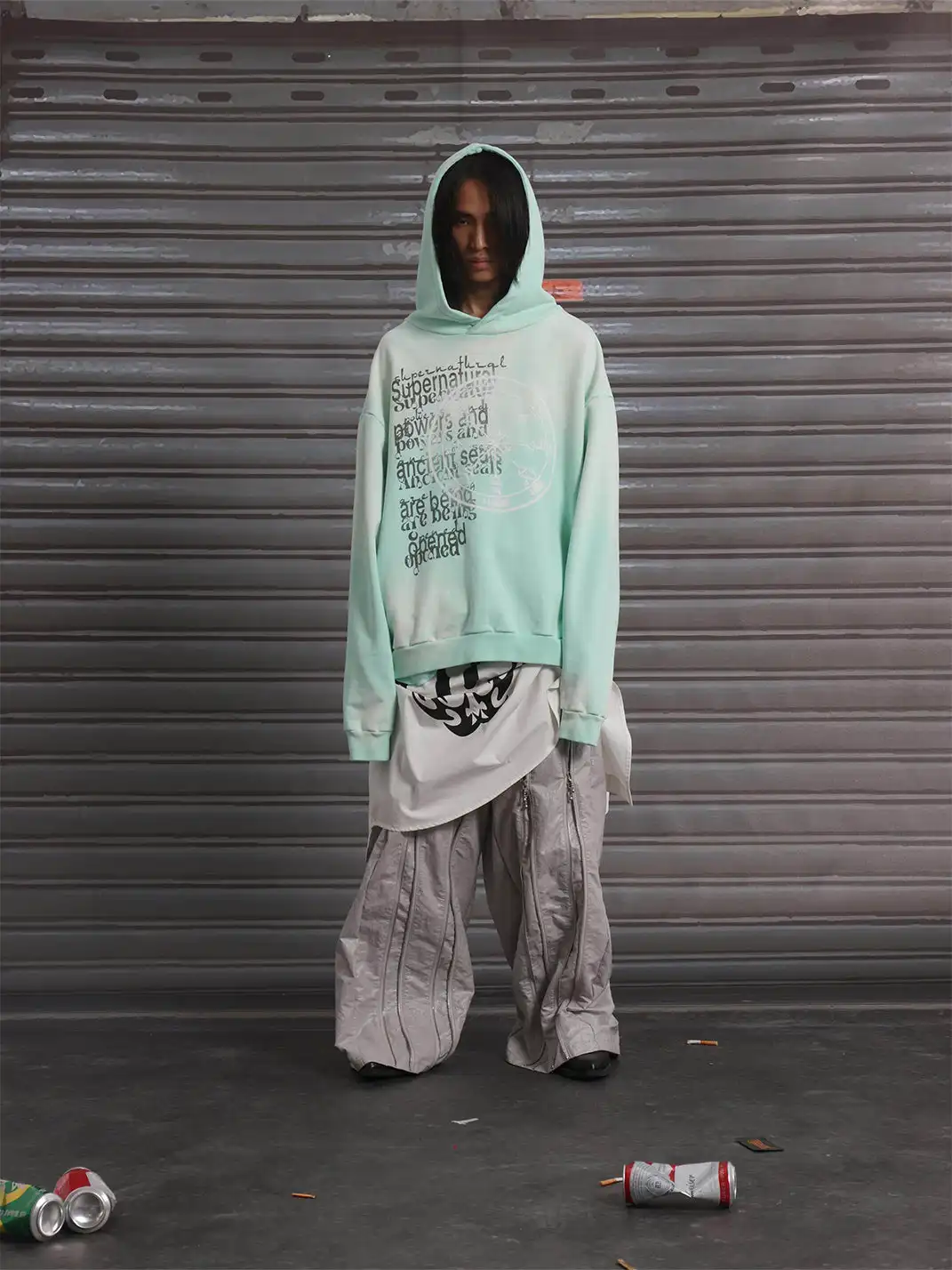 CHAI | Embroidered Print Hoodie