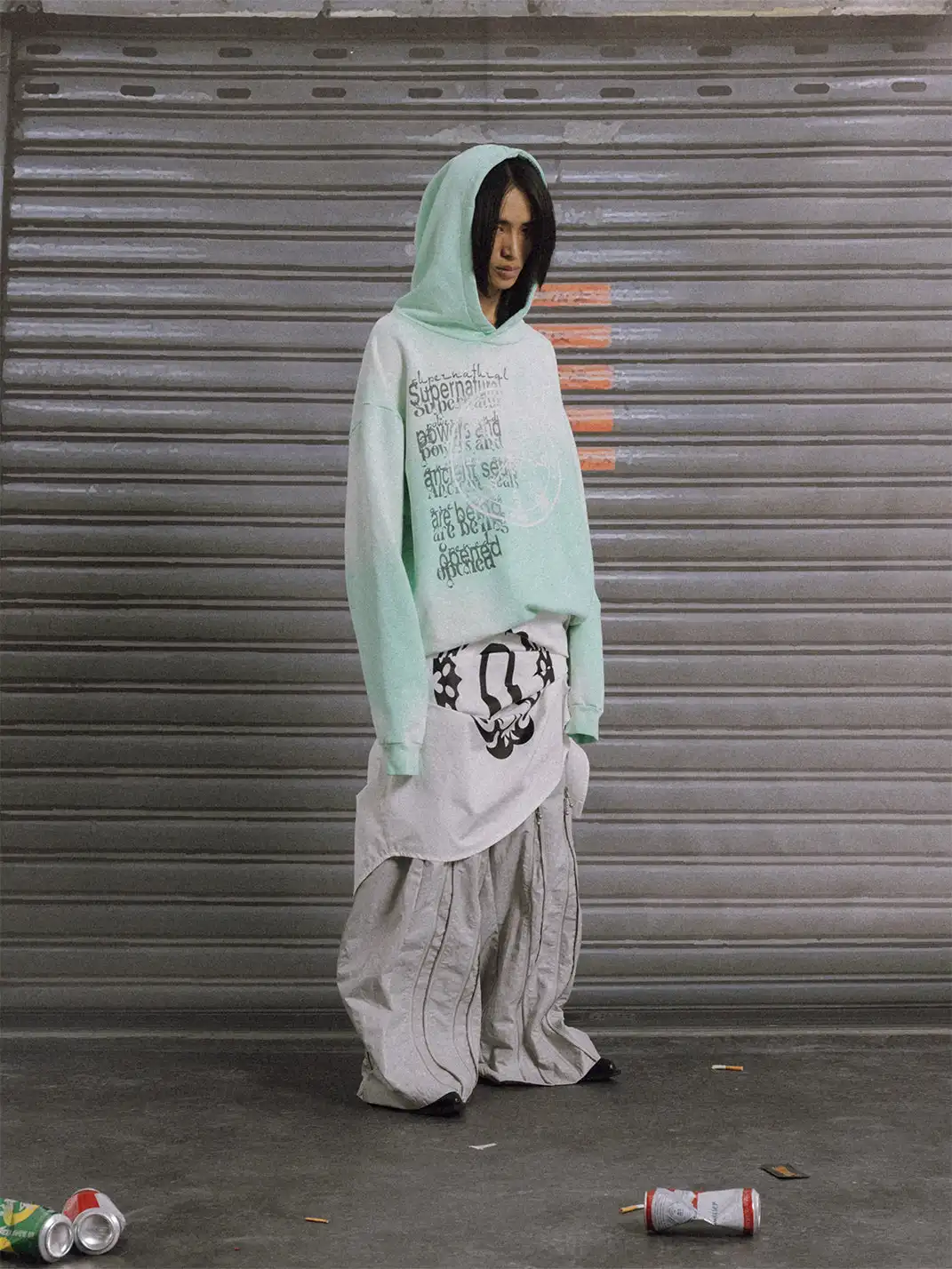 CHAI | Embroidered Print Hoodie