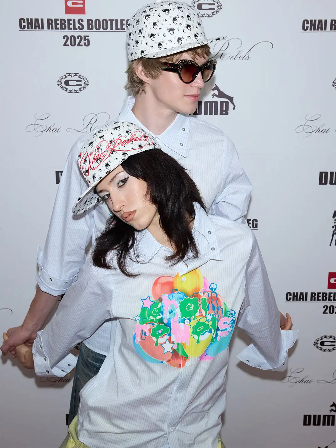 CHAI | Fun Party Print Long-Sleeve Shirt