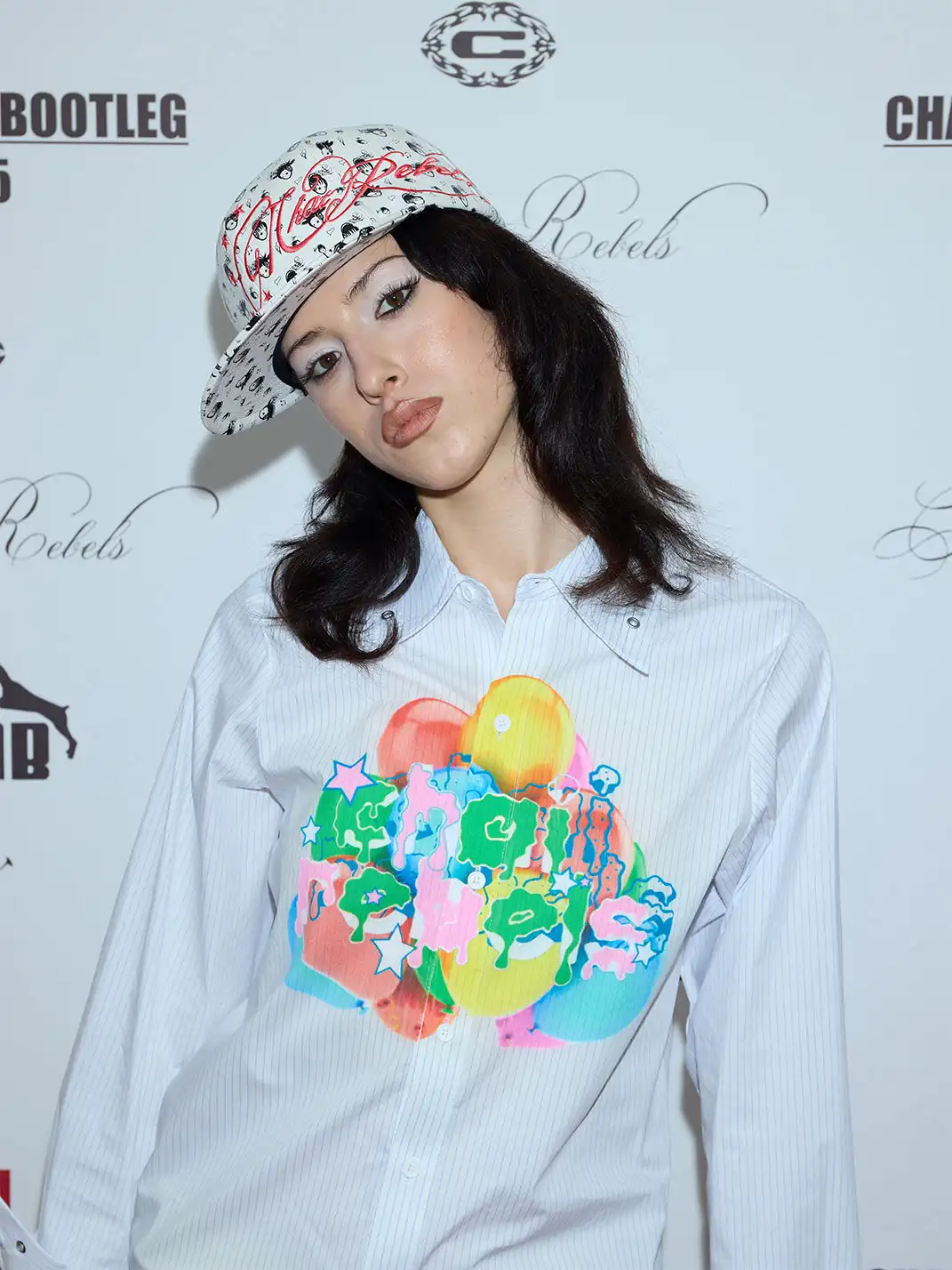 CHAI | Fun Party Print Long-Sleeve Shirt