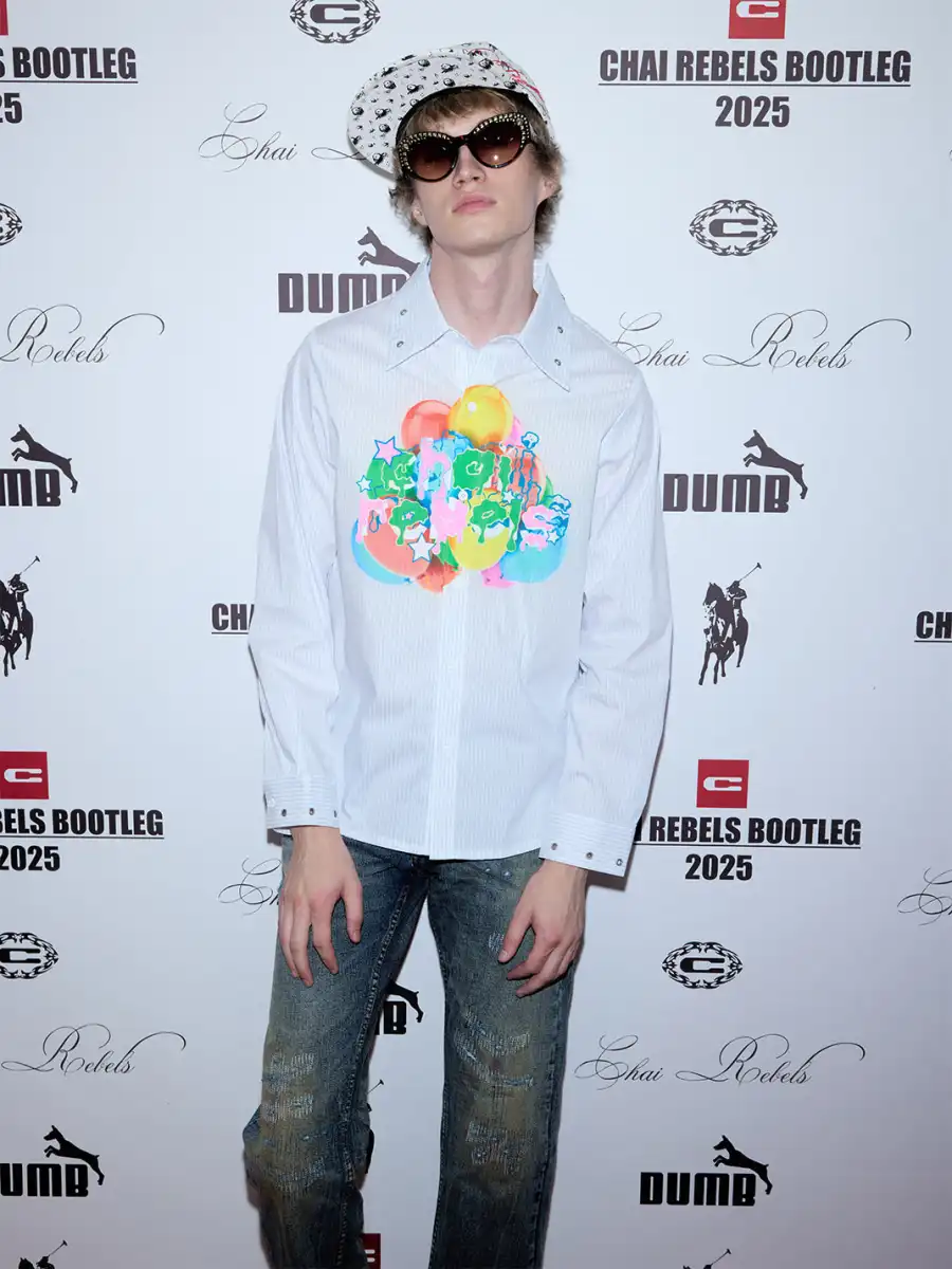 CHAI | Fun Party Print Long-Sleeve Shirt - 3