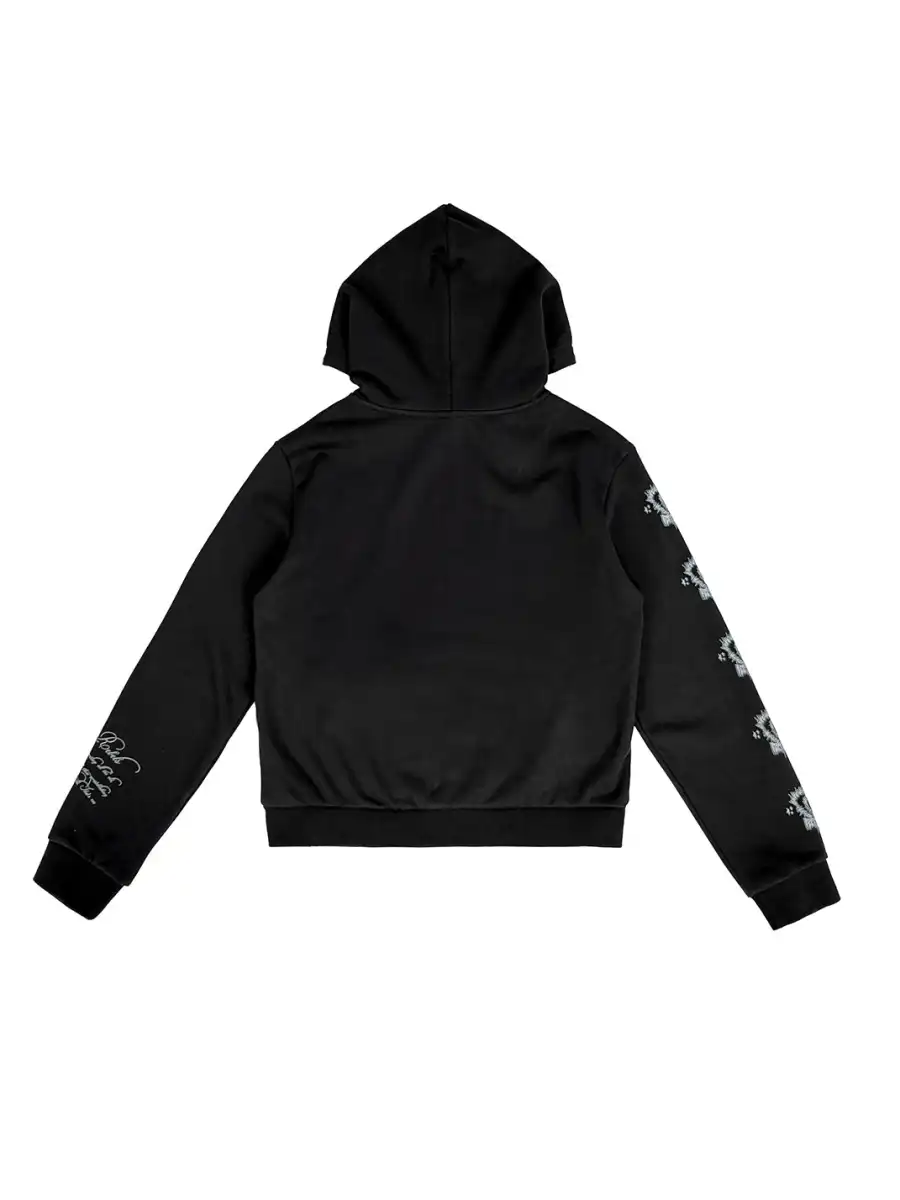 CHAI | Angel City Print Rhinestone Hoodie - 3