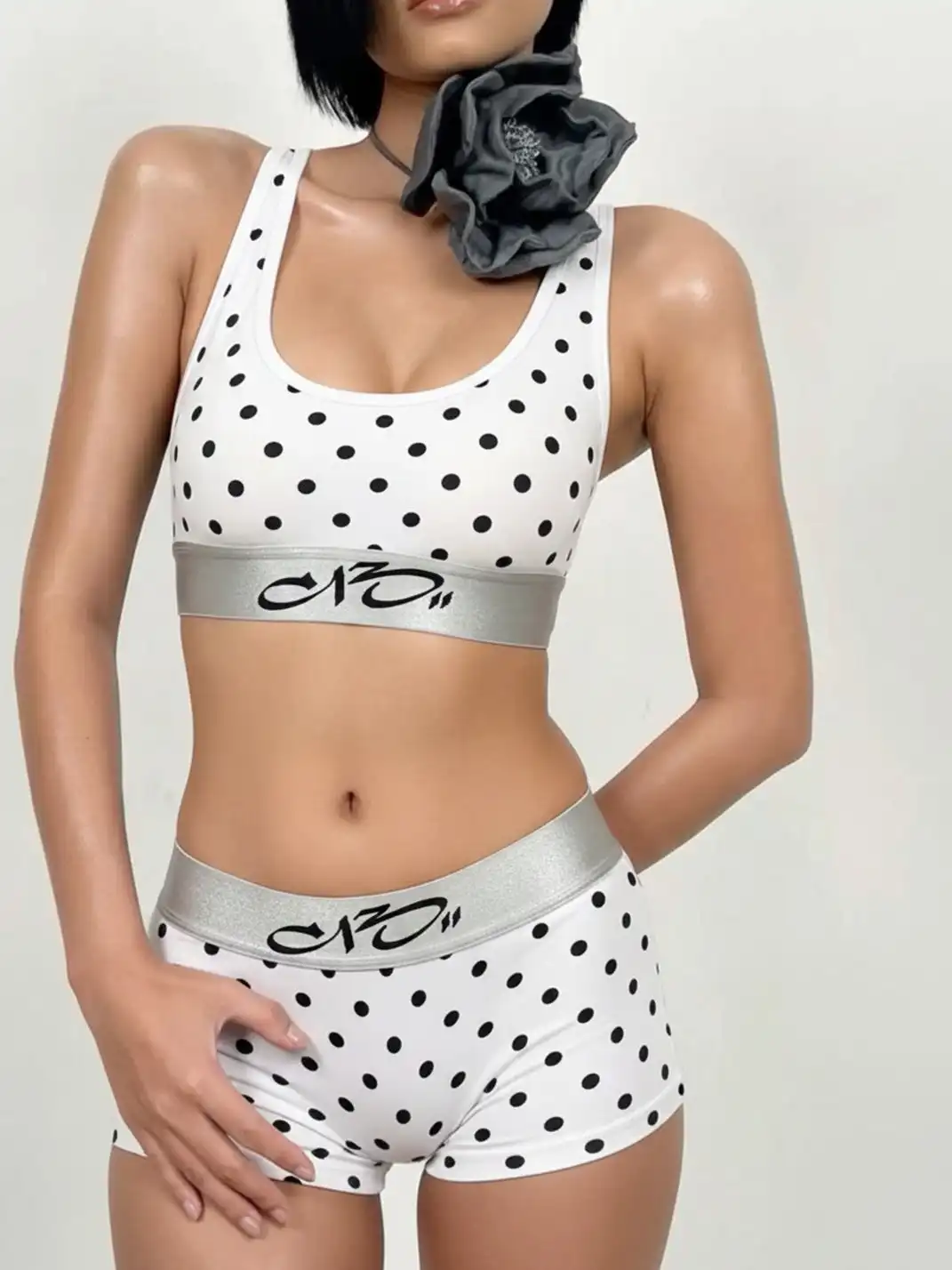 CIRCLECUSTOM丨Polka Dot Printed Cotton Boxer Briefs