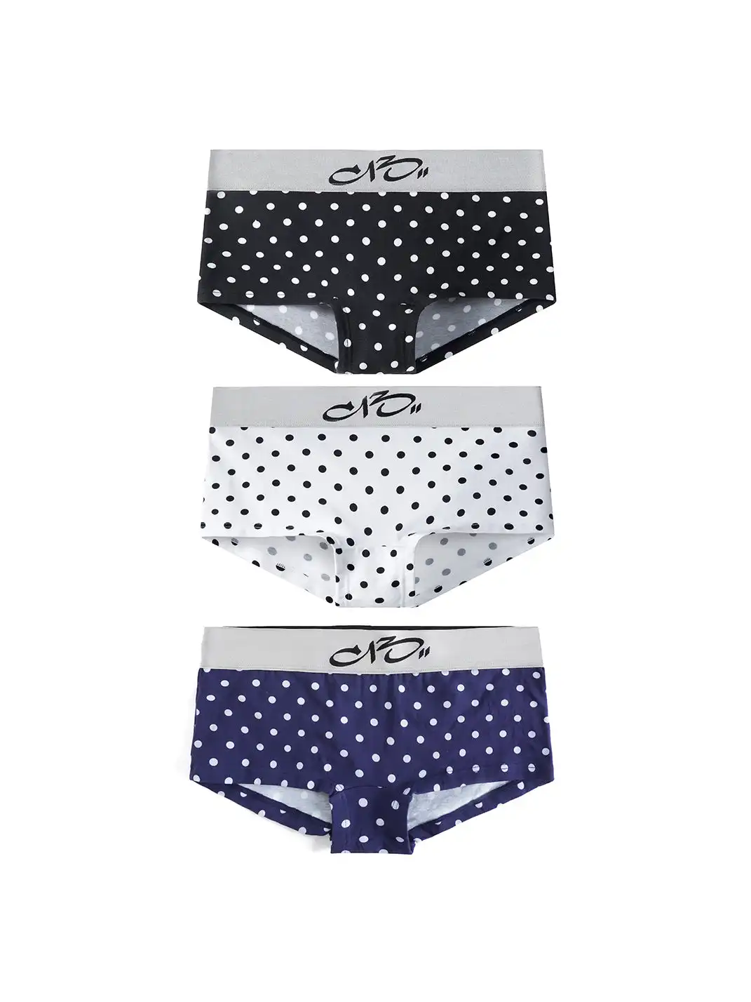 CIRCLECUSTOM丨Polka Dot Printed Cotton Boxer Briefs