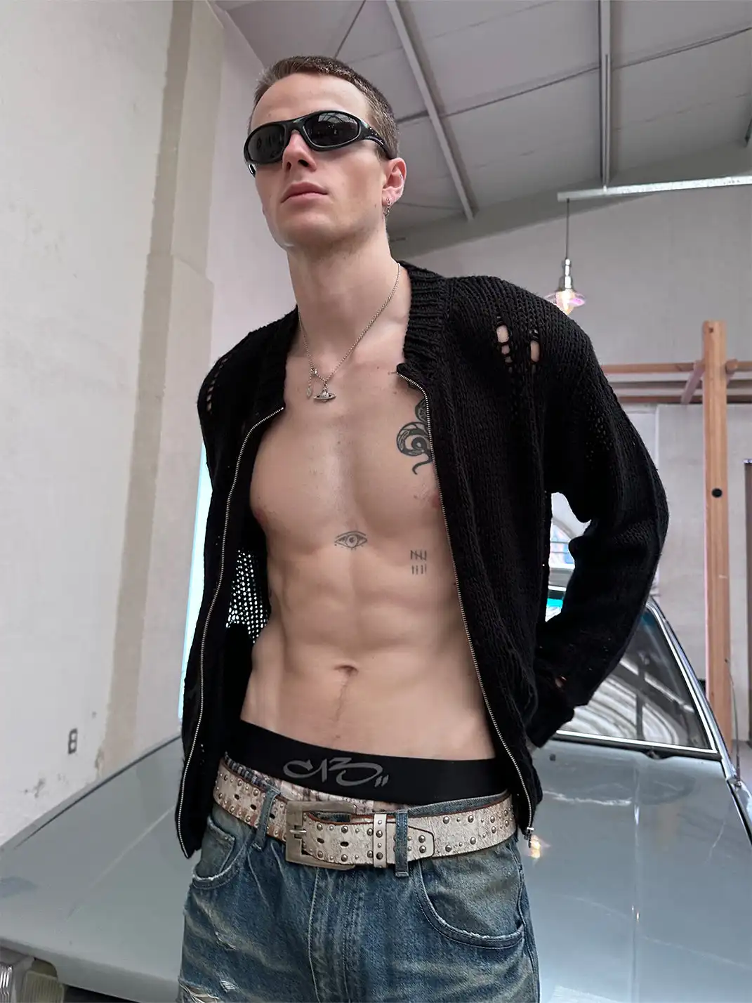 CIRCLECUSTOM丨Irregular Leopard Print Cotton Boxer Briefs