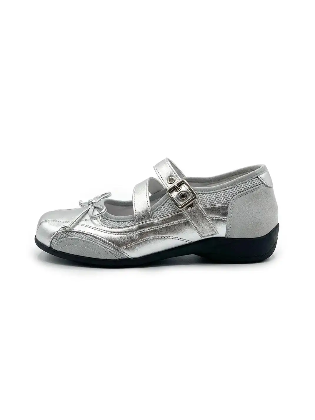 Mooreyu | Genuine Leather Mary Jane Flats with Bows
