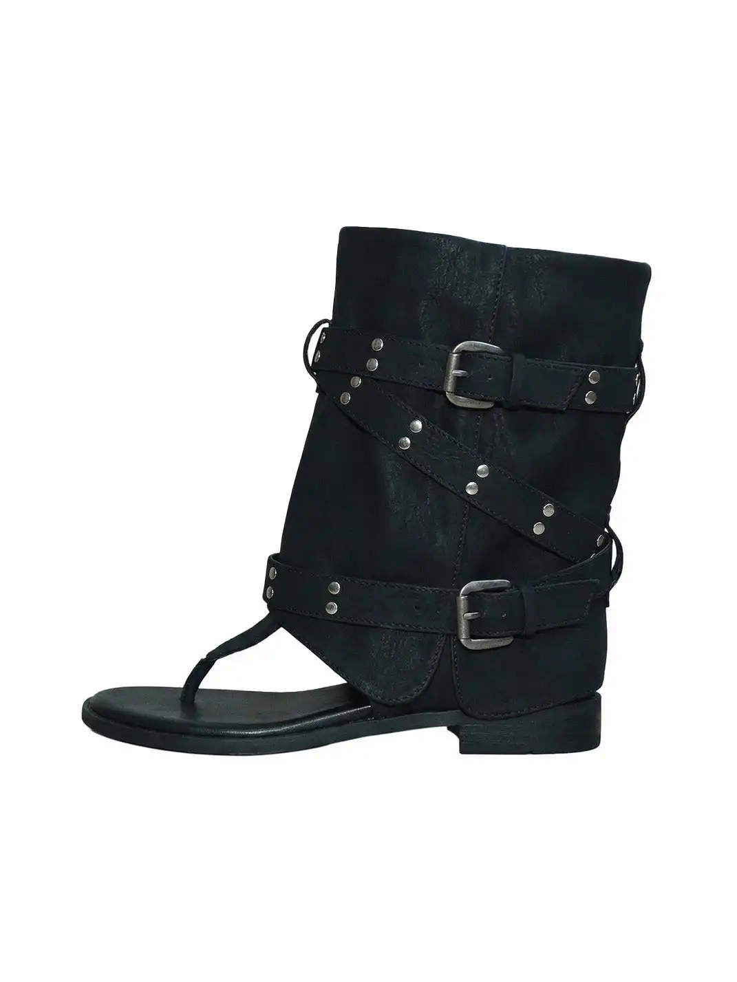 Mooreyu | Thong Round-Toe Trousers And Boots