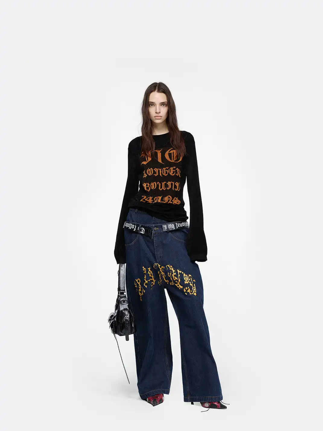 24ANS | Knitted Printed Sweater