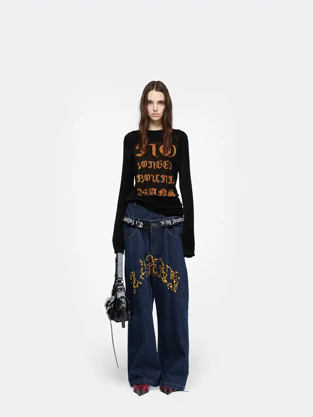 24ANS | Knitted Printed Sweater