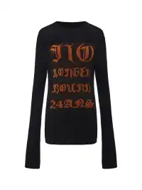 24ANS | Knitted Printed Sweater