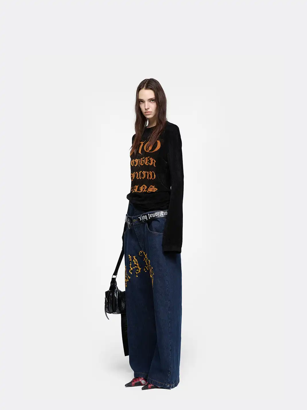 24ANS | Knitted Printed Sweater