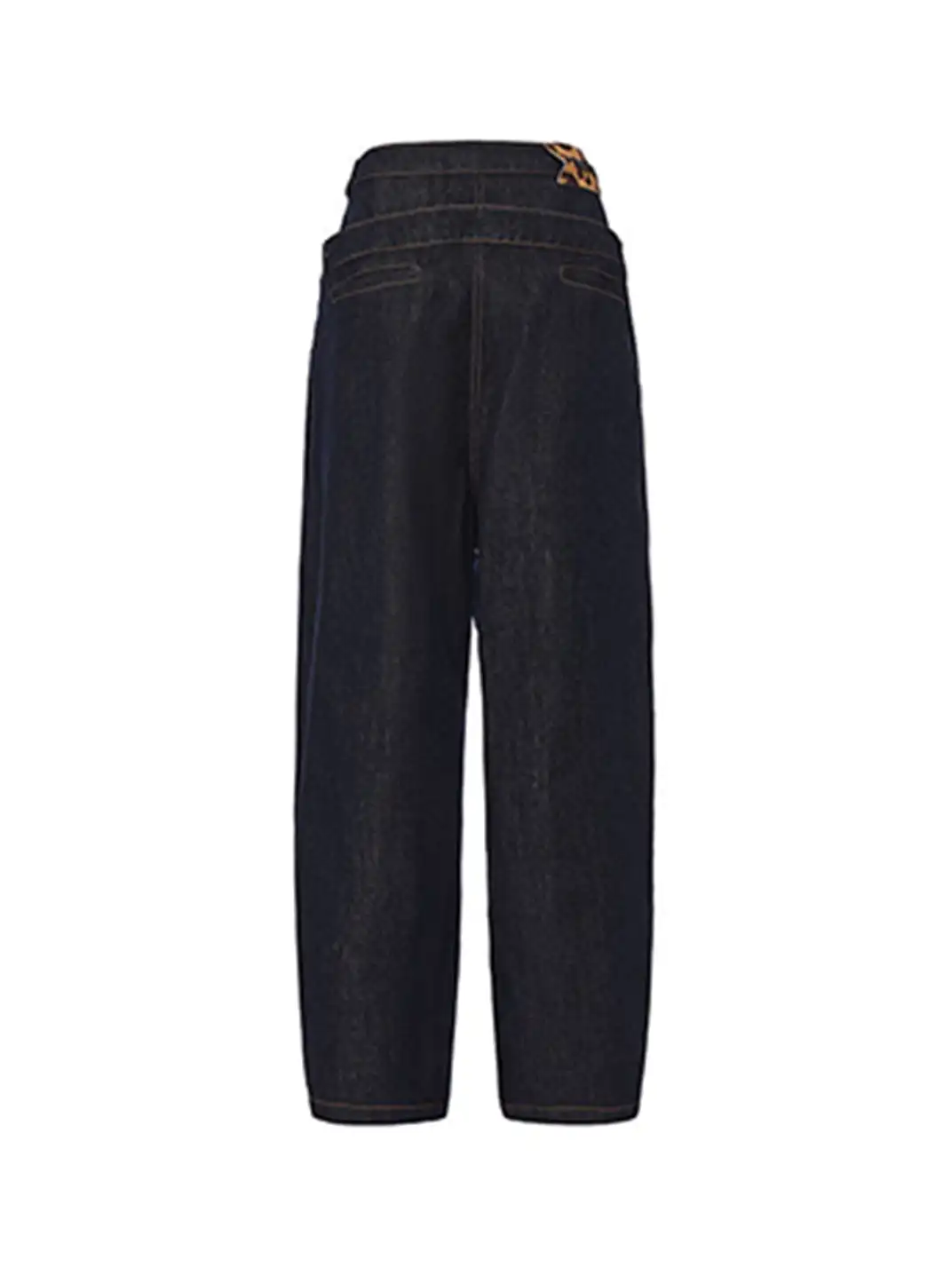 24ANS | Double-Waisted Embroidered Jeans