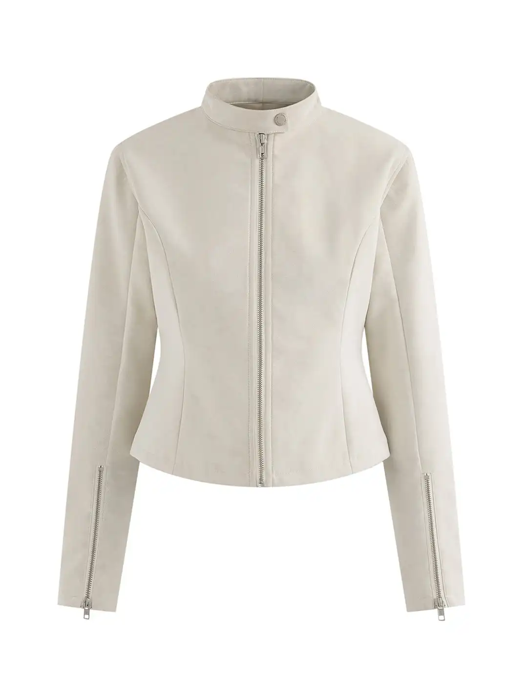 Latelylab | PU Leather Jacket And Skirt Set