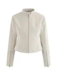 Latelylab | PU Leather Jacket And Skirt Set