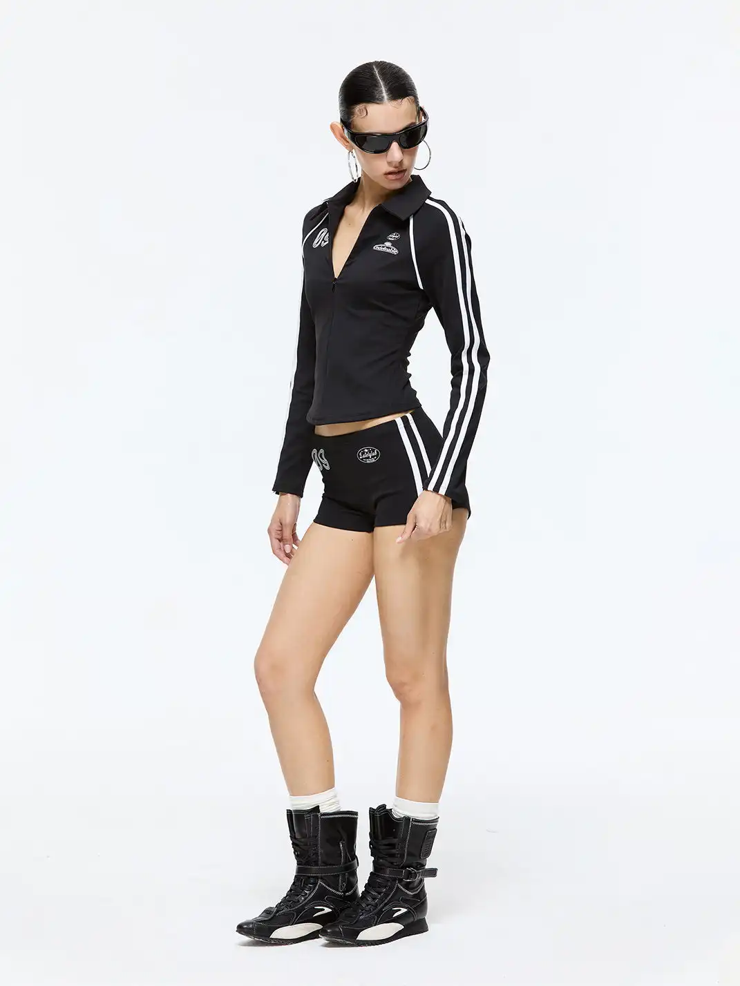 Latelylab | Slim Fit Sexy Girl Sports Suit Shorts Set